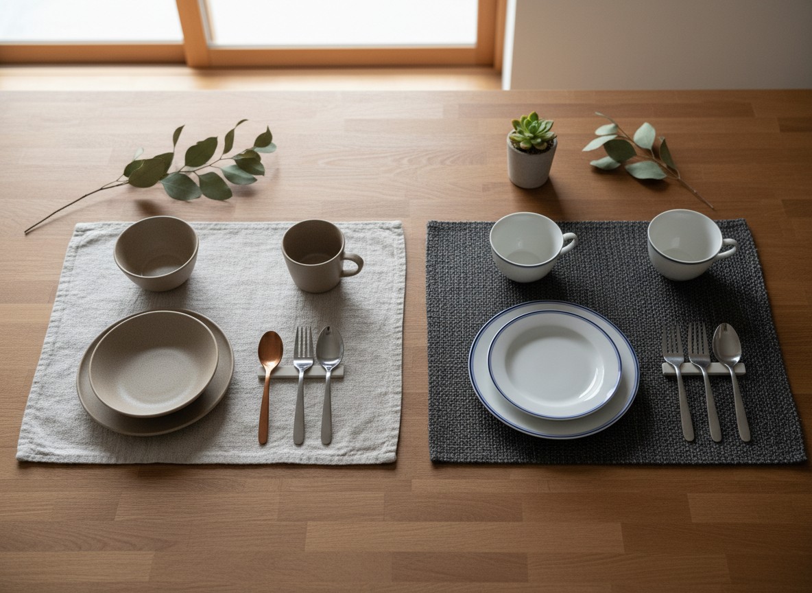 食器棚をなくす：日常使いの食器セットを2組に絞る選定基準とブランド