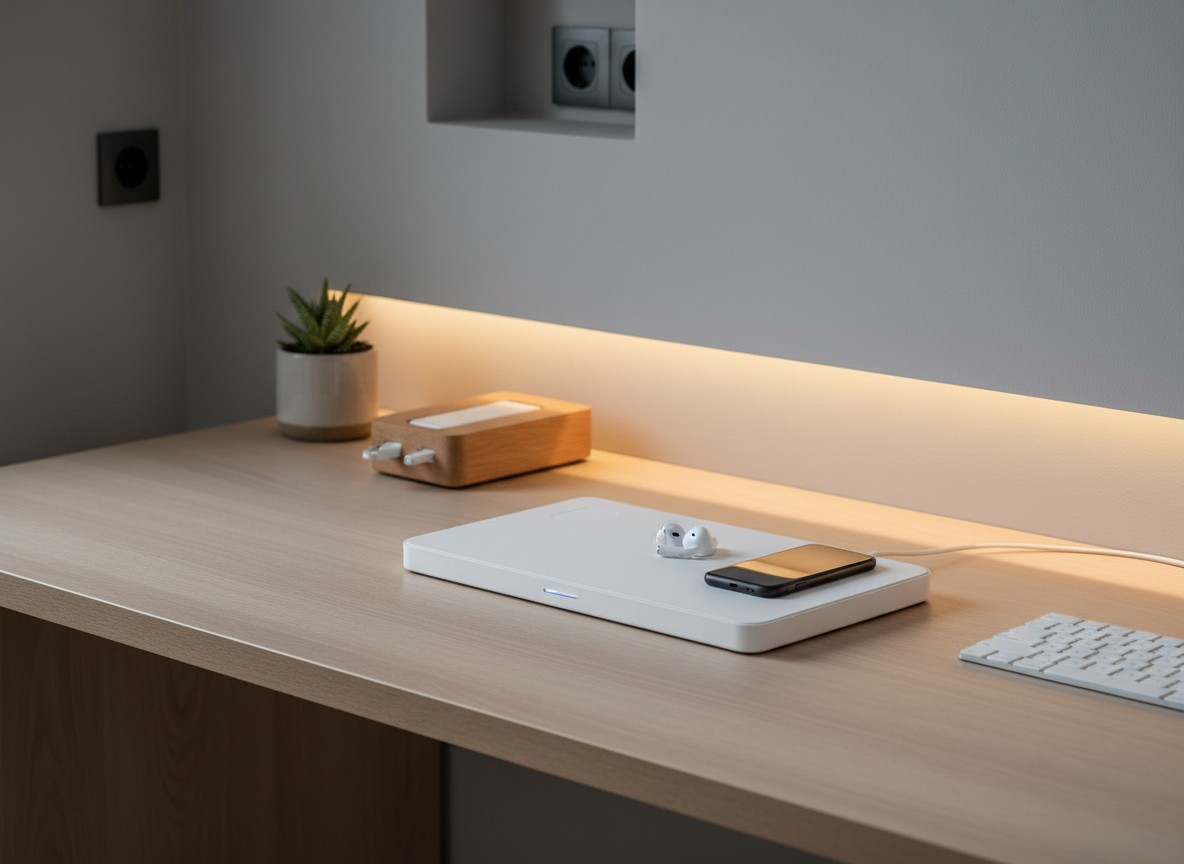 ミニマリストの究極の電源・充電ステーション構築法：ケーブルレスで美しいデスク環境