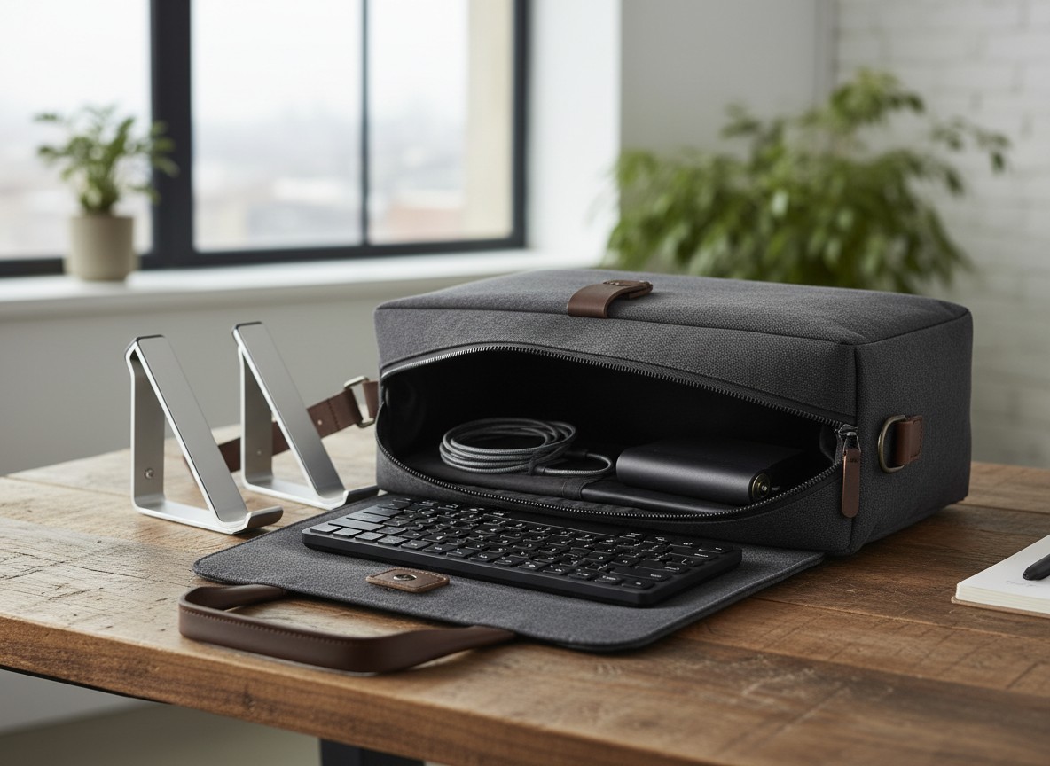 仕事用バッグの中身は3点だけ：高耐久・デザイン性の高いバッグと厳選アイテム